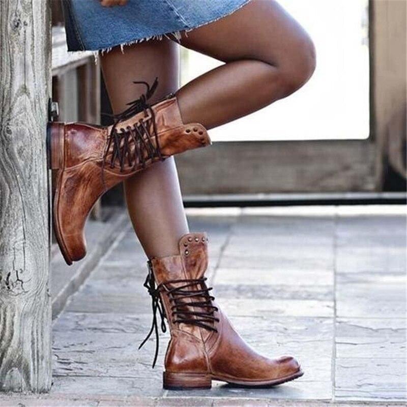 Sasha™ | Leather Lace-Up Boots