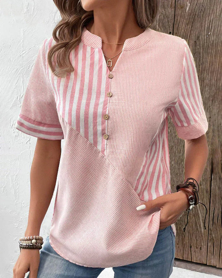 Kilea™ | Elegant Striped Blouse