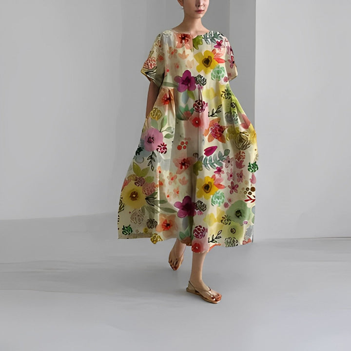 Joy™ | Boho Floral Spring Dress