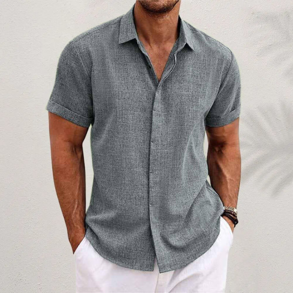 SPARIX™ | Linen Short-Sleeved Shirt