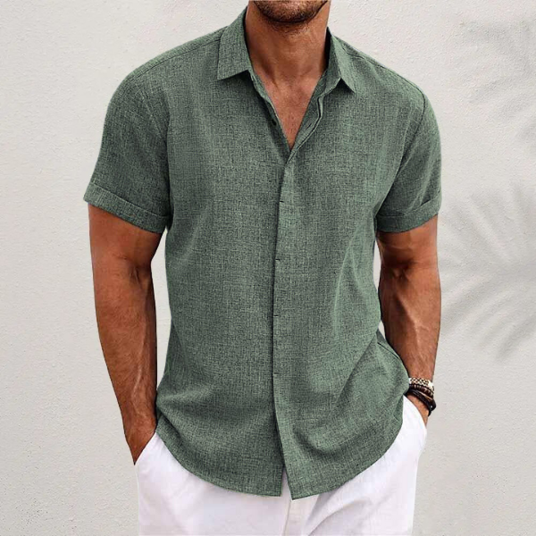 SPARIX™ | Linen Short-Sleeved Shirt