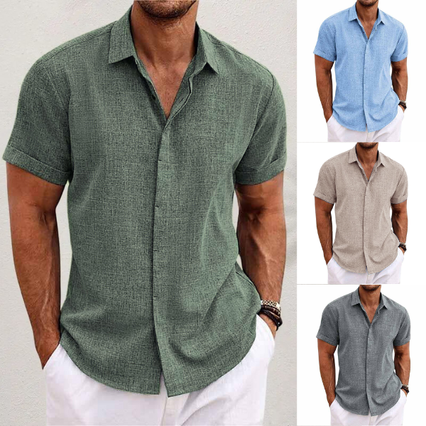 SPARIX™ | Linen Short-Sleeved Shirt