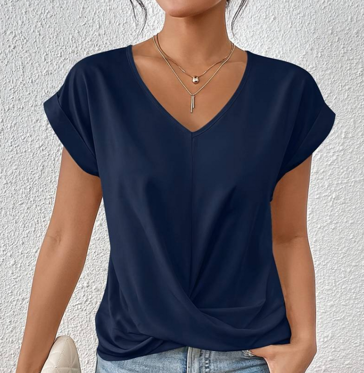 Athena™ | Tummy Tucking V-Neck Top