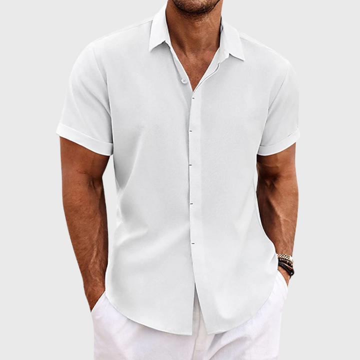 SPARIX™ | Linen Short-Sleeved Shirt