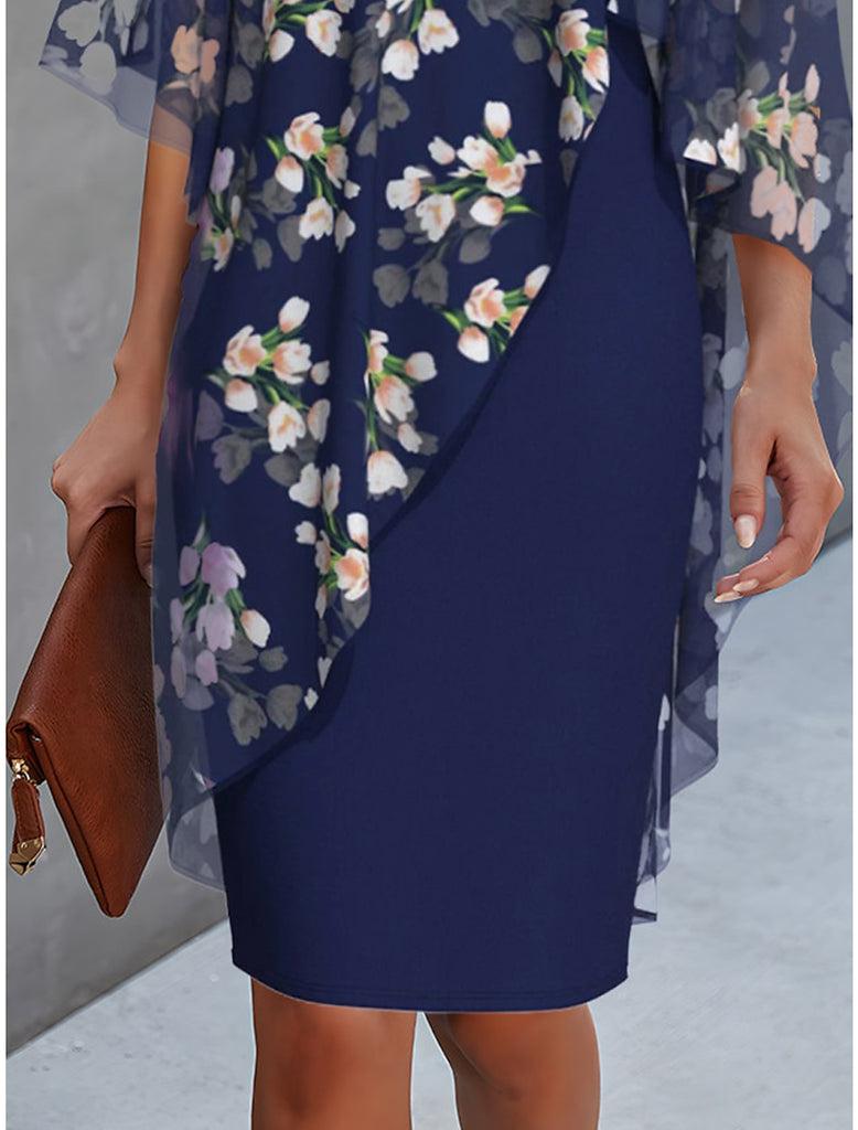 Marguerite - Floral Dress with Tummy Coverage